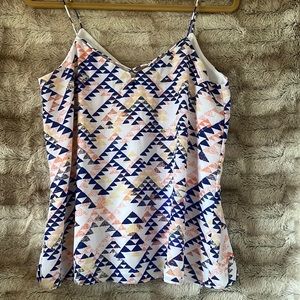Banana Republic geometric pattern top